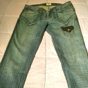 Antik Denim Leather Patch Jean